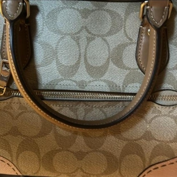 Coach Women's Brown and Pink Satchel - Picture 3 of 3